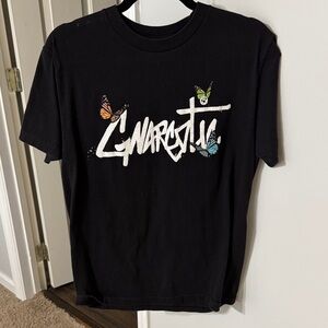 Gnarcotic “STOP THE HATE” Black Tee with Butterfly Design